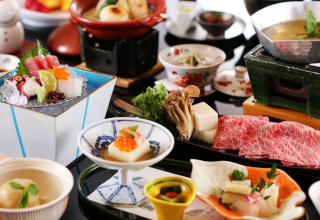 【旬菜会席】黒毛和牛と旬の味覚をご堪能